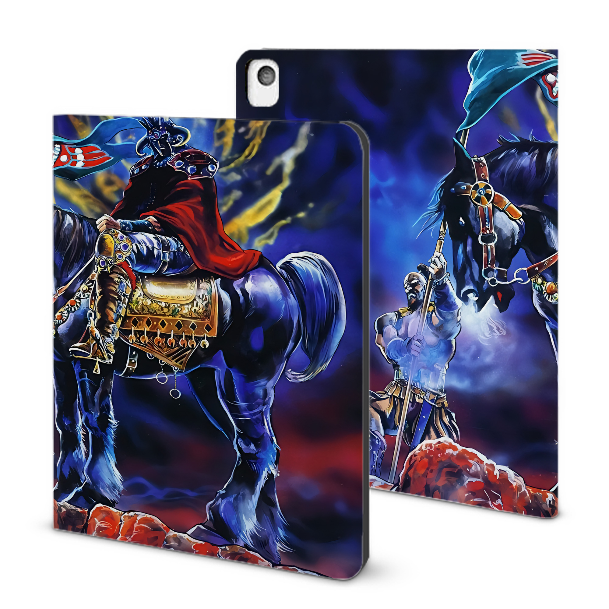 （画像用） 北斗の拳 Fist of the North Star IPadケース ペンホルダー付き ブックスタイルデザイン
